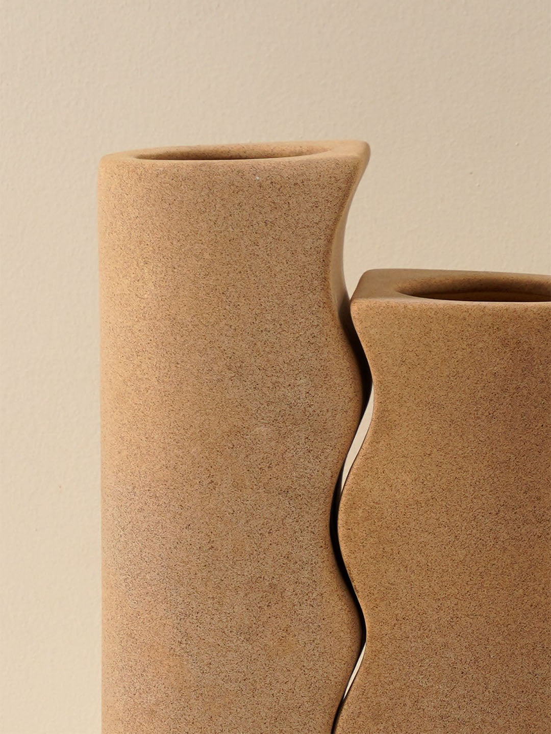 Couple Vase Biege set of 2