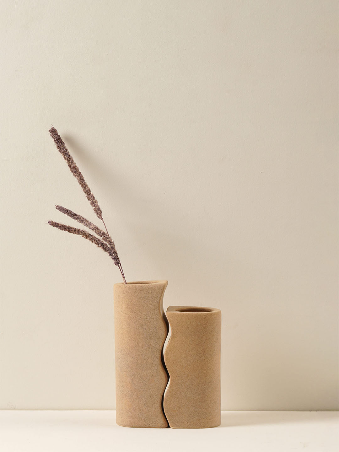 Couple Vase Biege set of 2