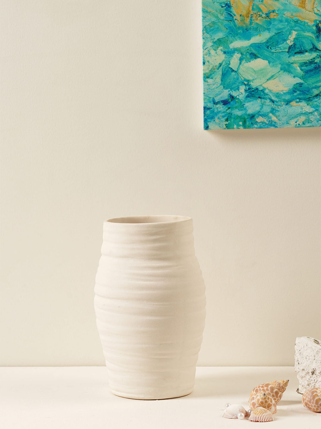 Sufi Vase White