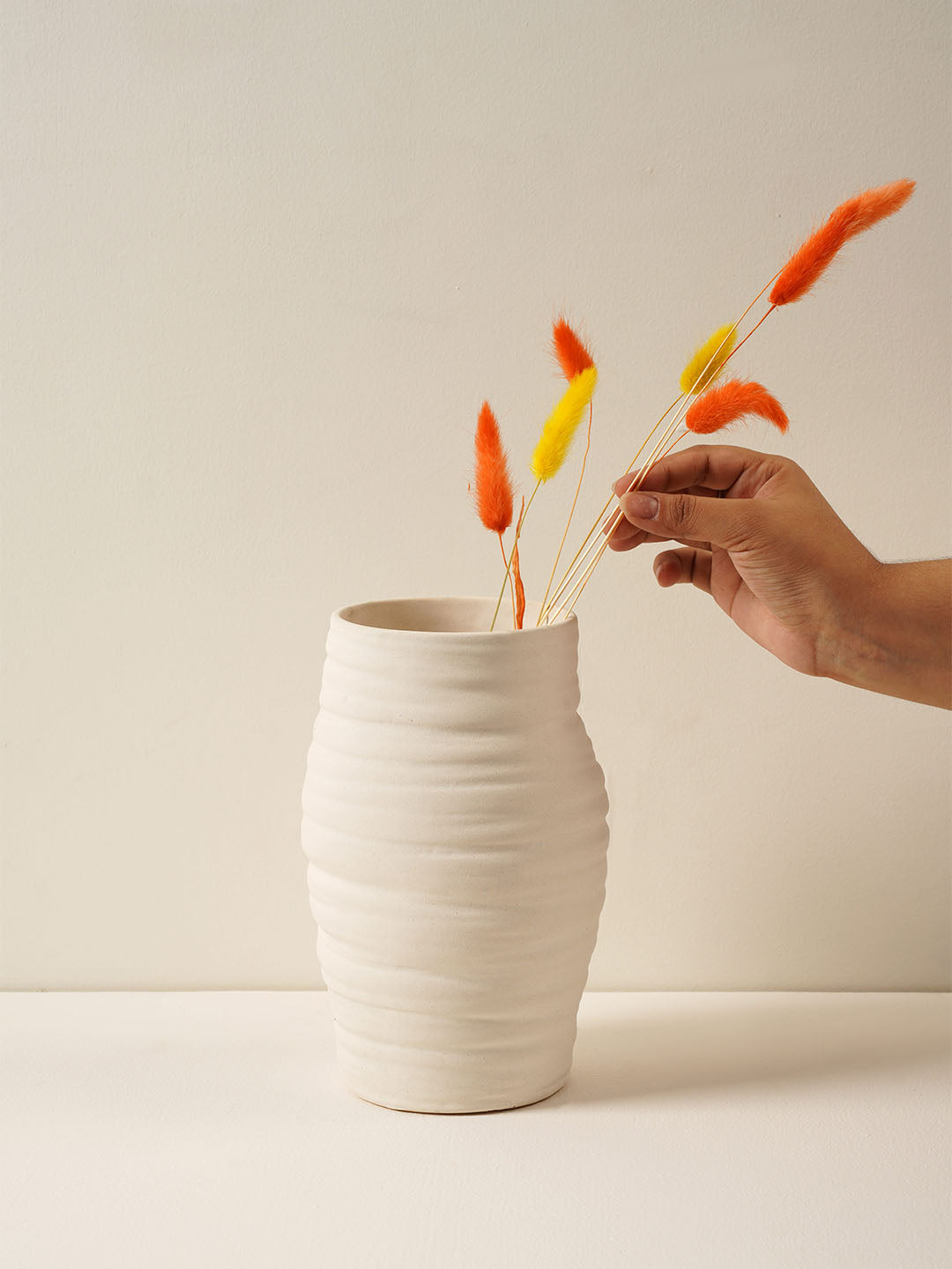 Sufi Vase White
