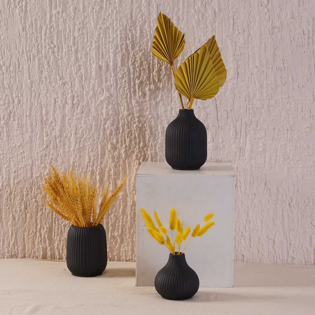 Ivory Vase set of 3