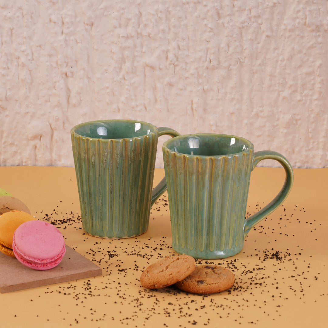 Stripped Mugs set of 2