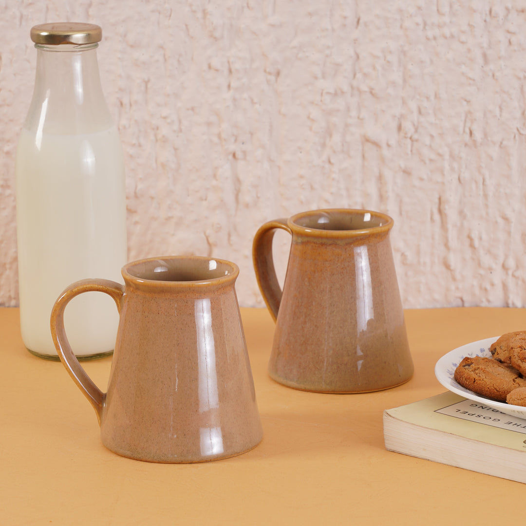 Beachborn beige Coffee Mugs Set of 2