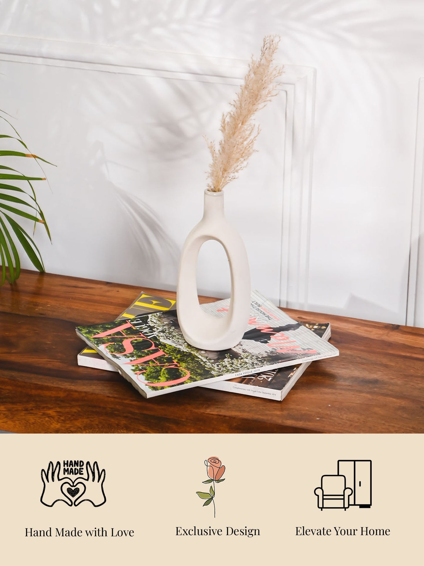 Kieko Vase White Set of 3