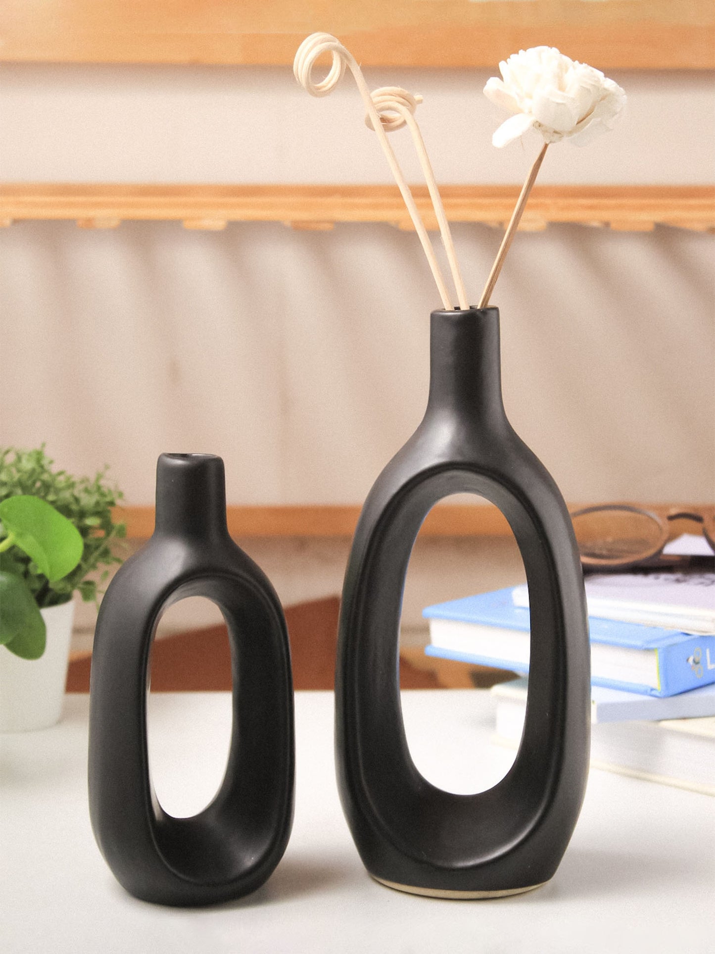 Kieko Vase Black Set of 3