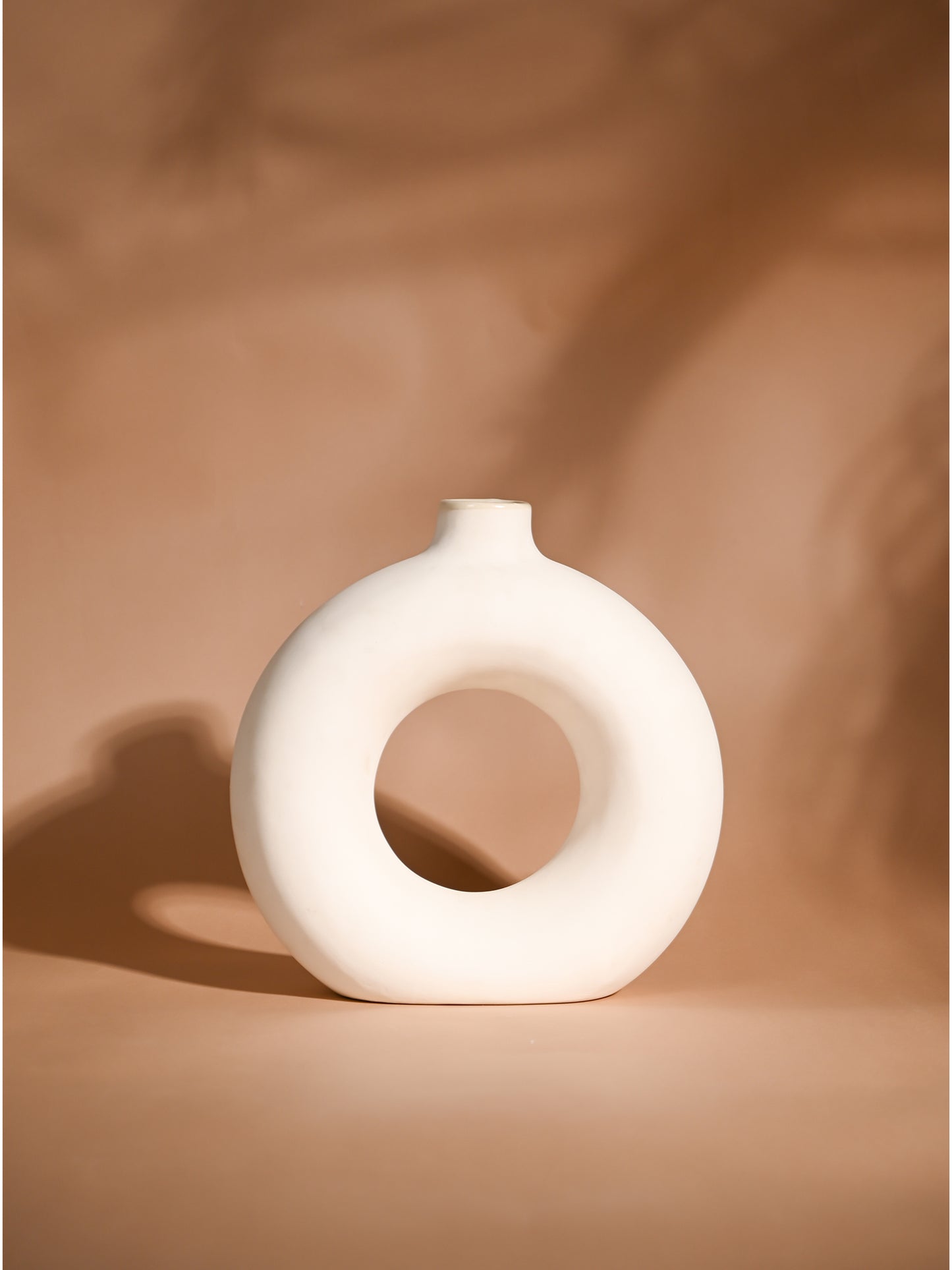 Donut Vase White Set of 2