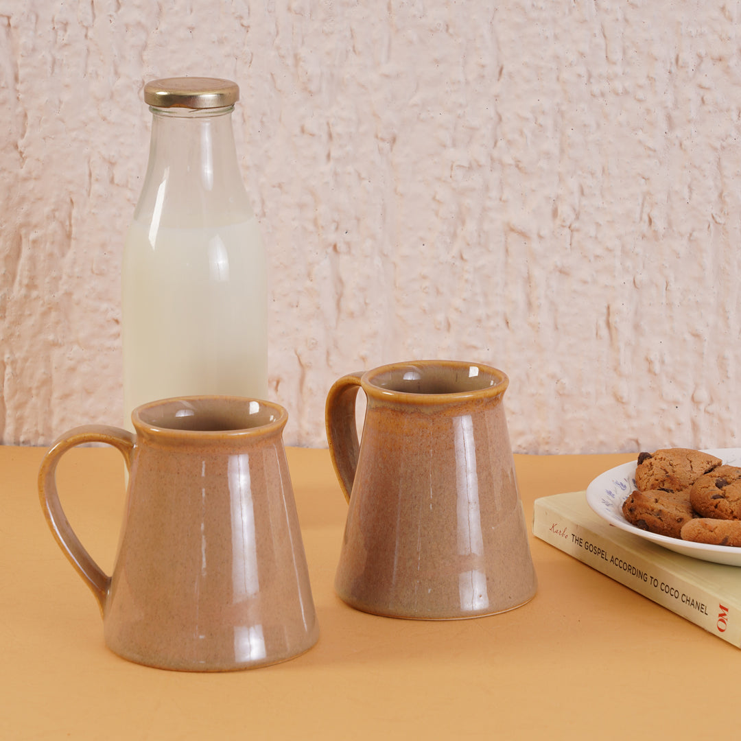 Beachborn beige Coffee Mugs Set of 2
