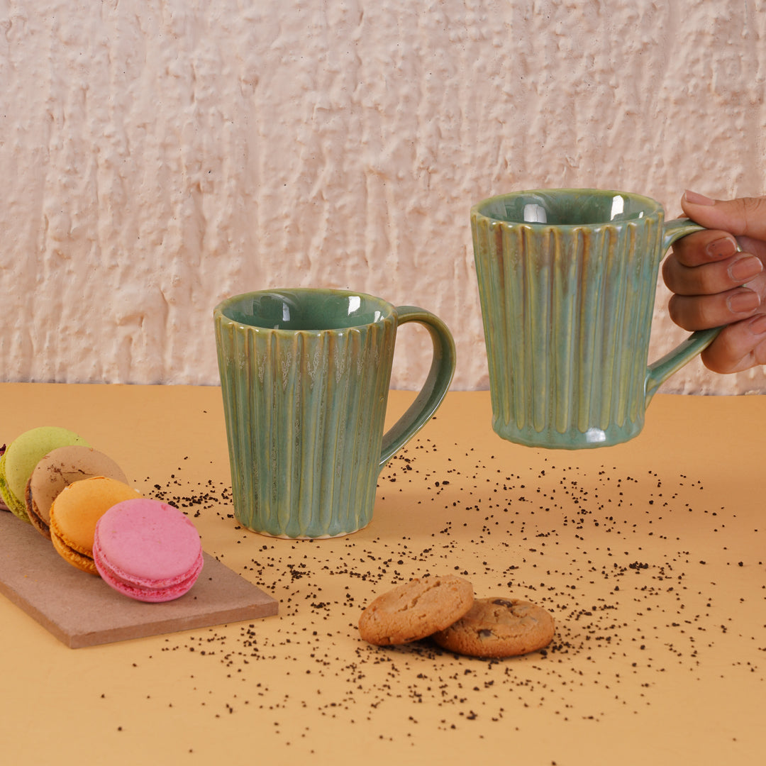 Stripped Mugs set of 2