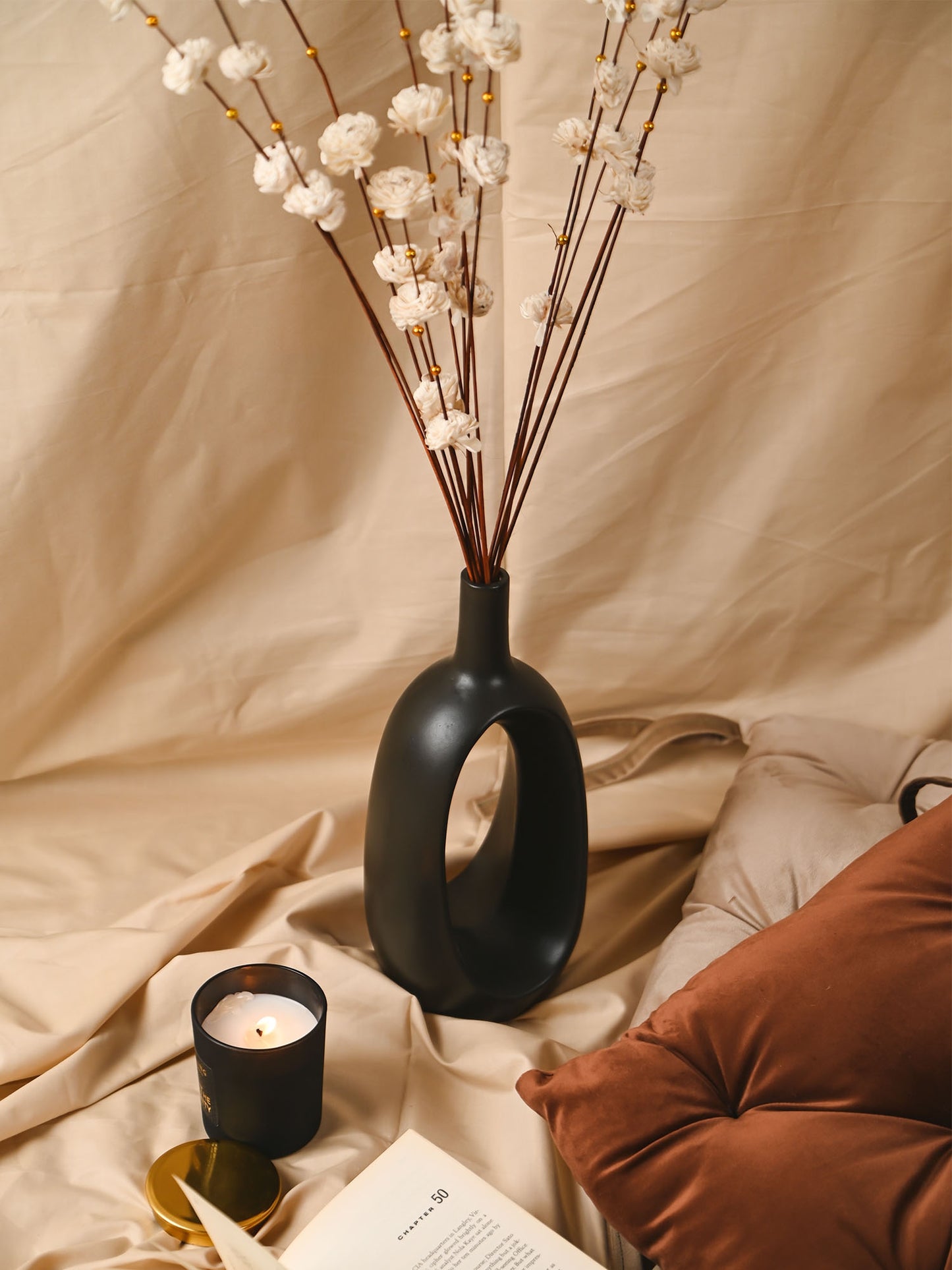 Kieko Vase Black Set of 3