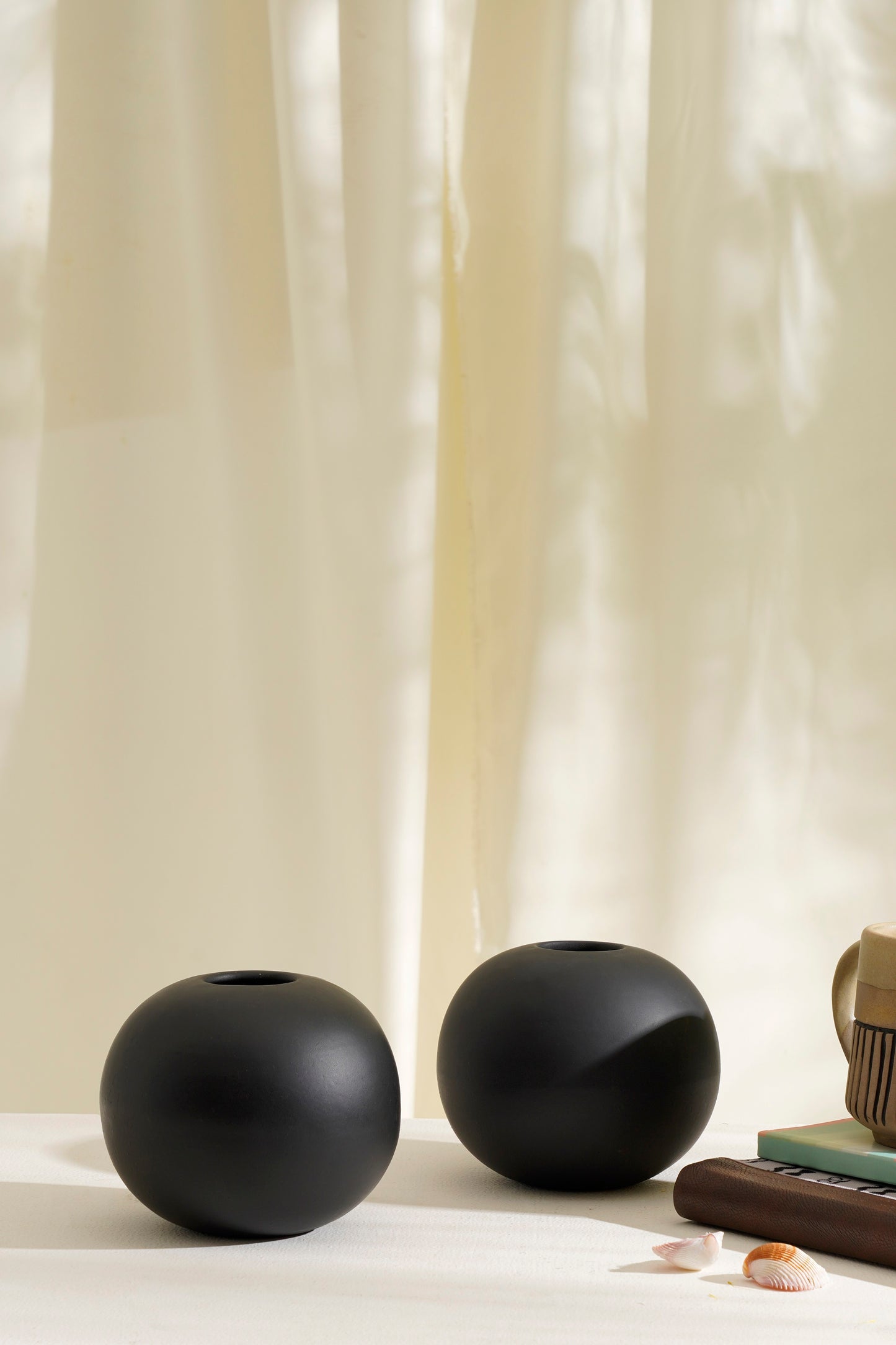 Cooee Vase Black Set of 2