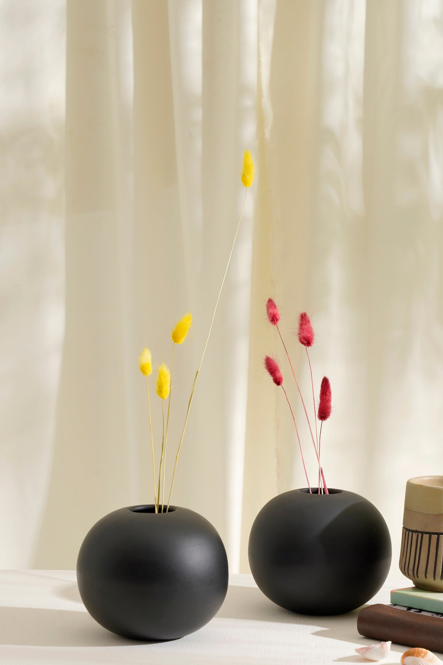 Cooee Vase Black Set of 2