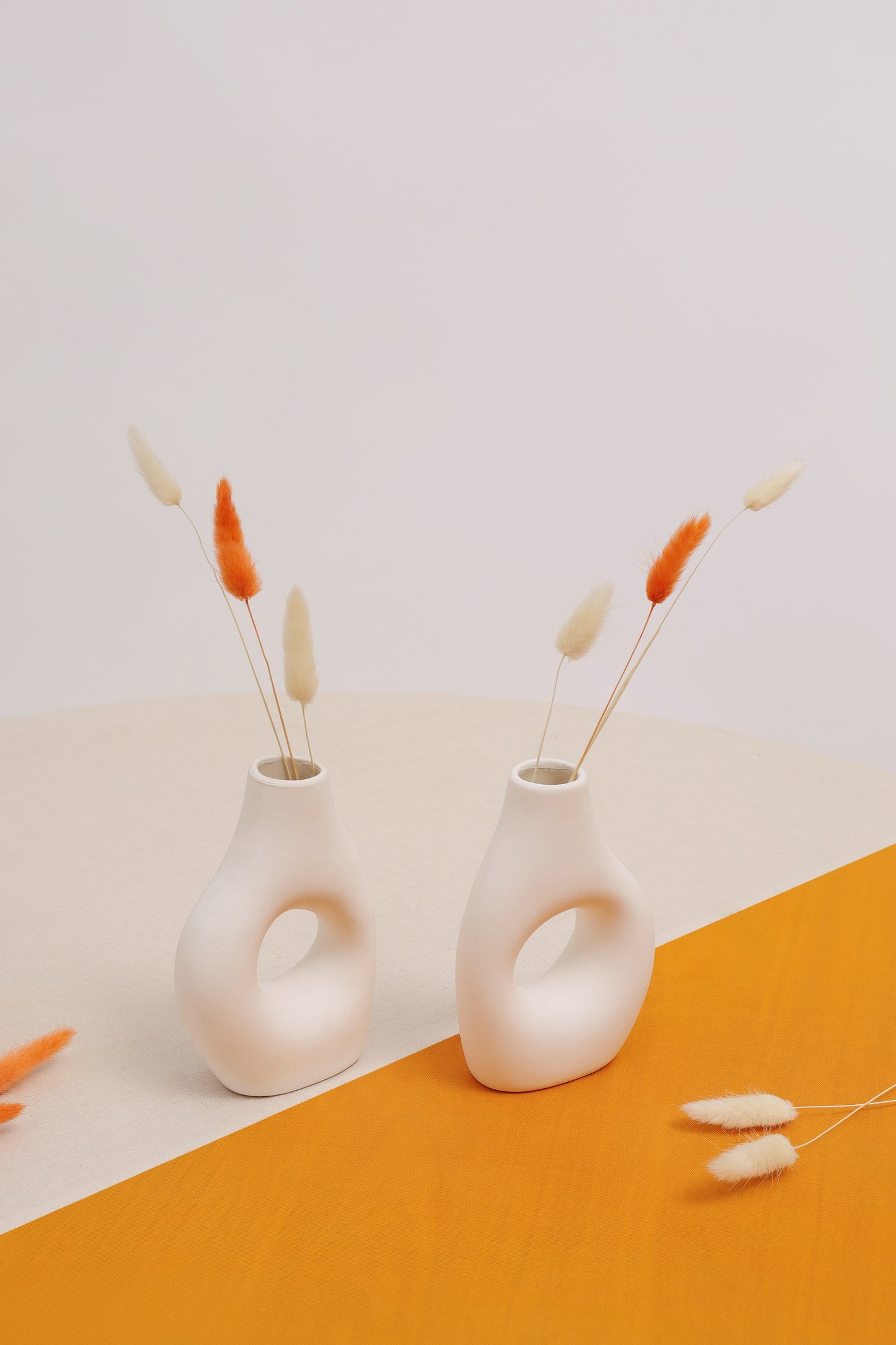 Nordic Donut Vase Set of 2