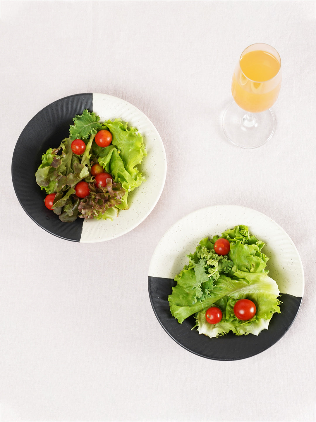 Soiree Half Moon Quarters Plates- Set of 2