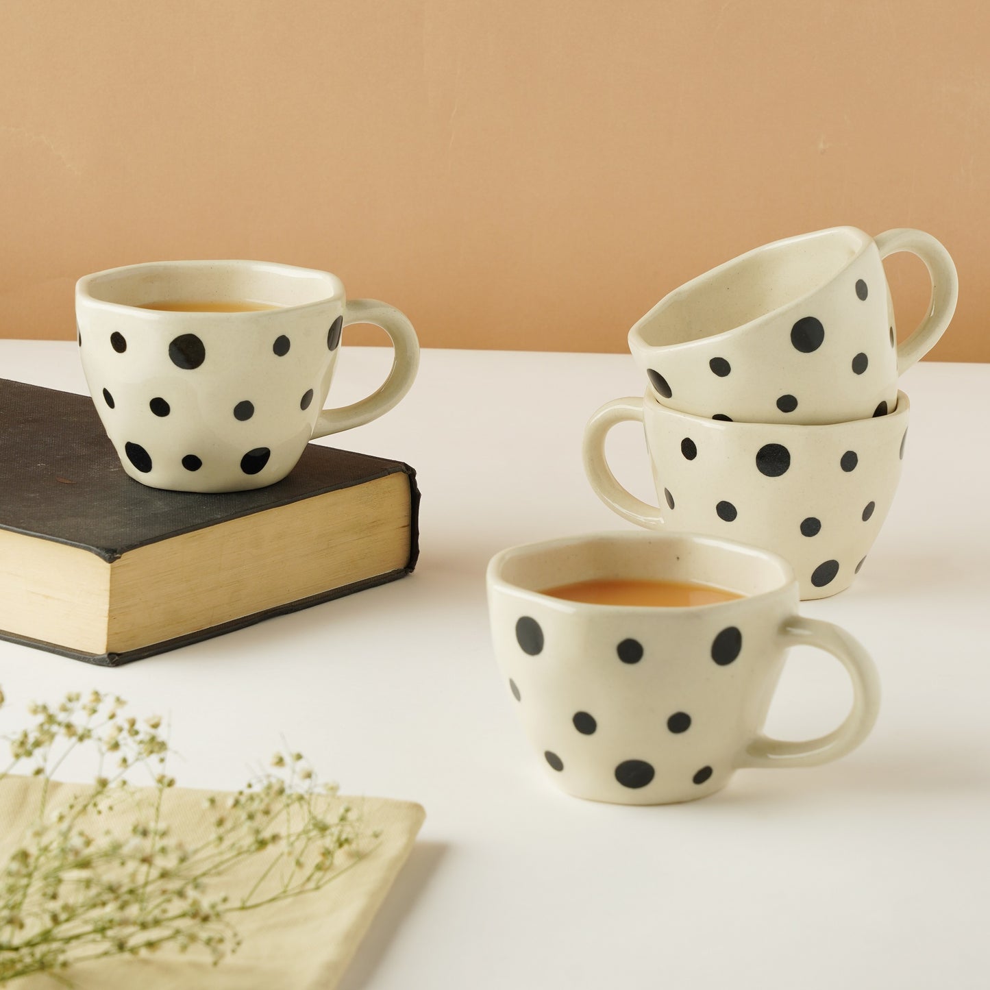 Bohemia Black and White Polka Dot Essence of Luxury Living