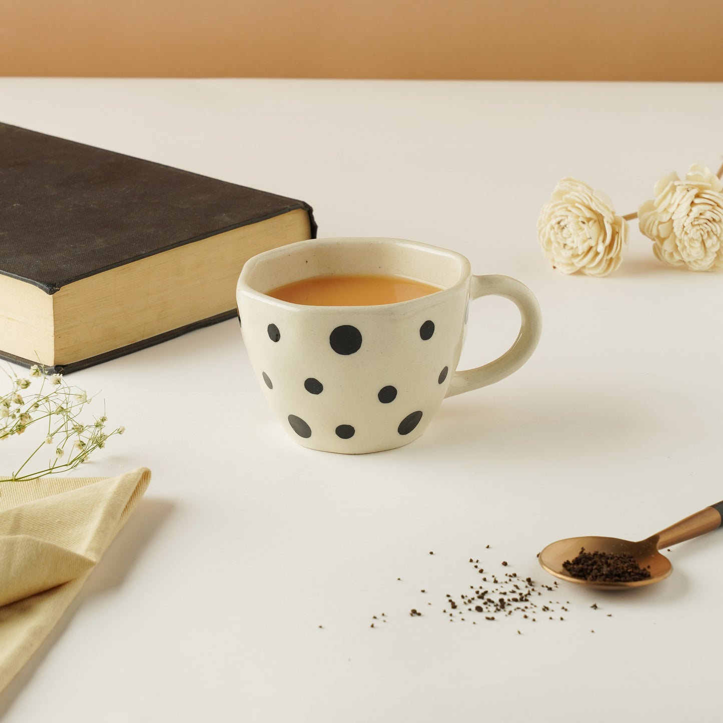 Bohemia Black and White Polka Dot Essence of Luxury Living