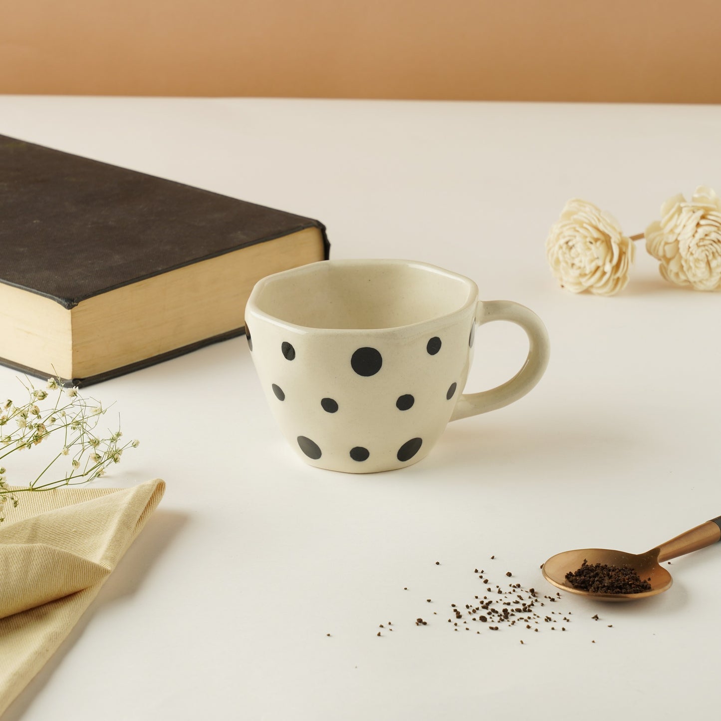 Bohemia Black and White Polka Dot Essence of Luxury Living