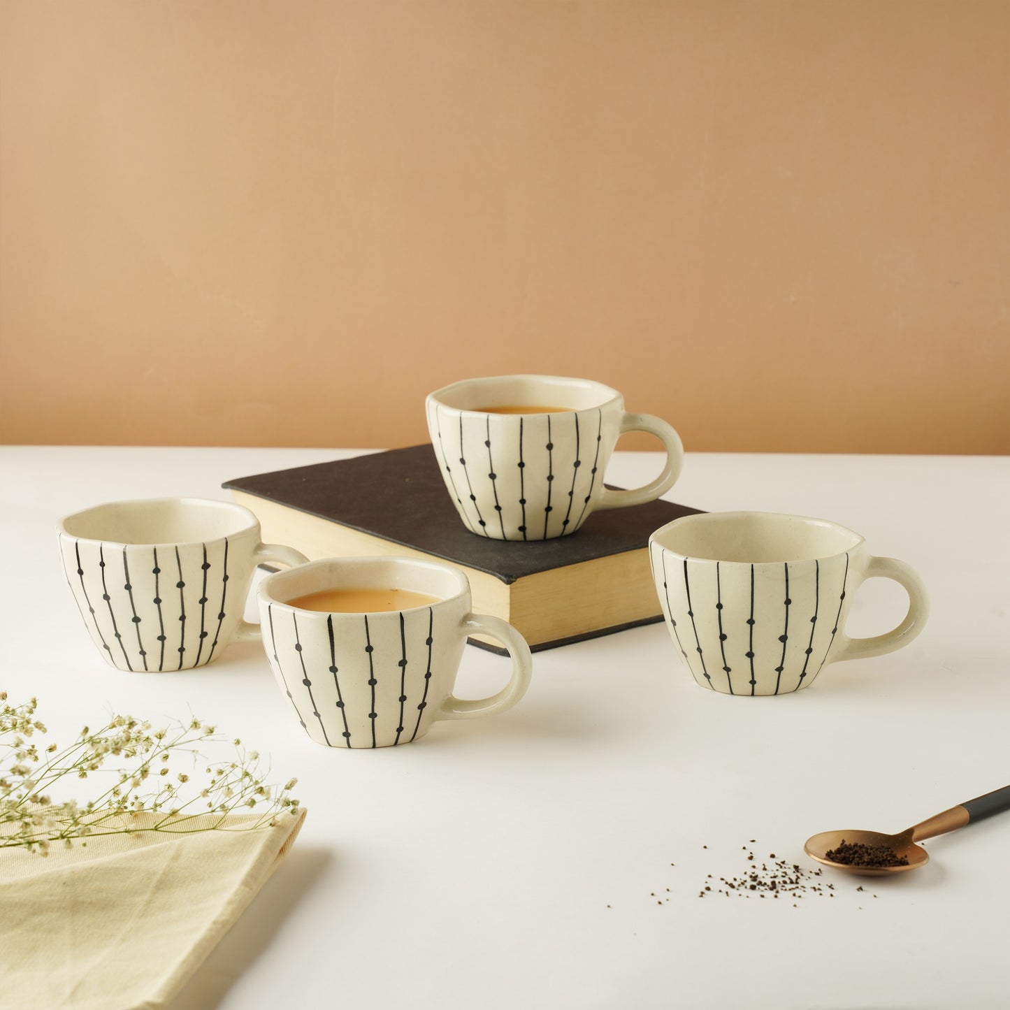 Bohemia Black and White Strip Essence of Luxury Living