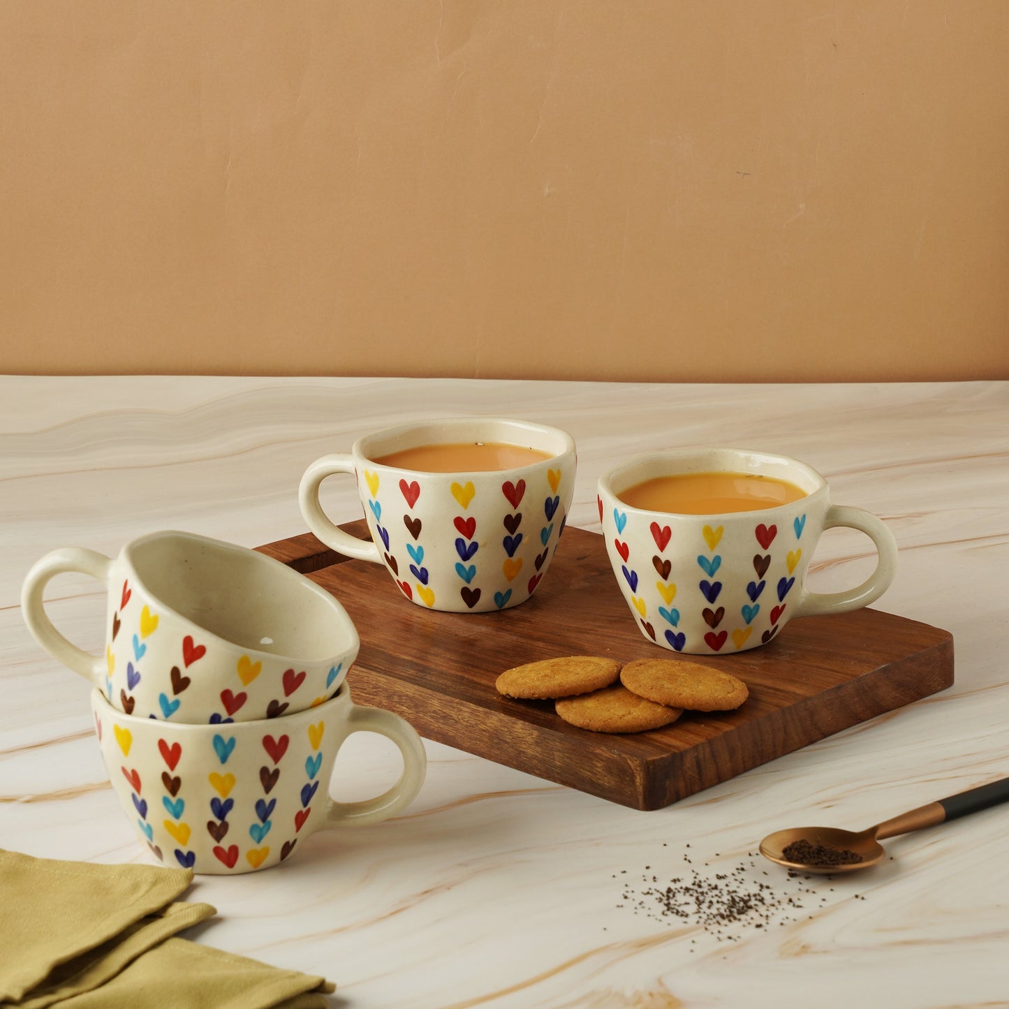 Bohemia Multicolor Heart Essence of Luxury Living
