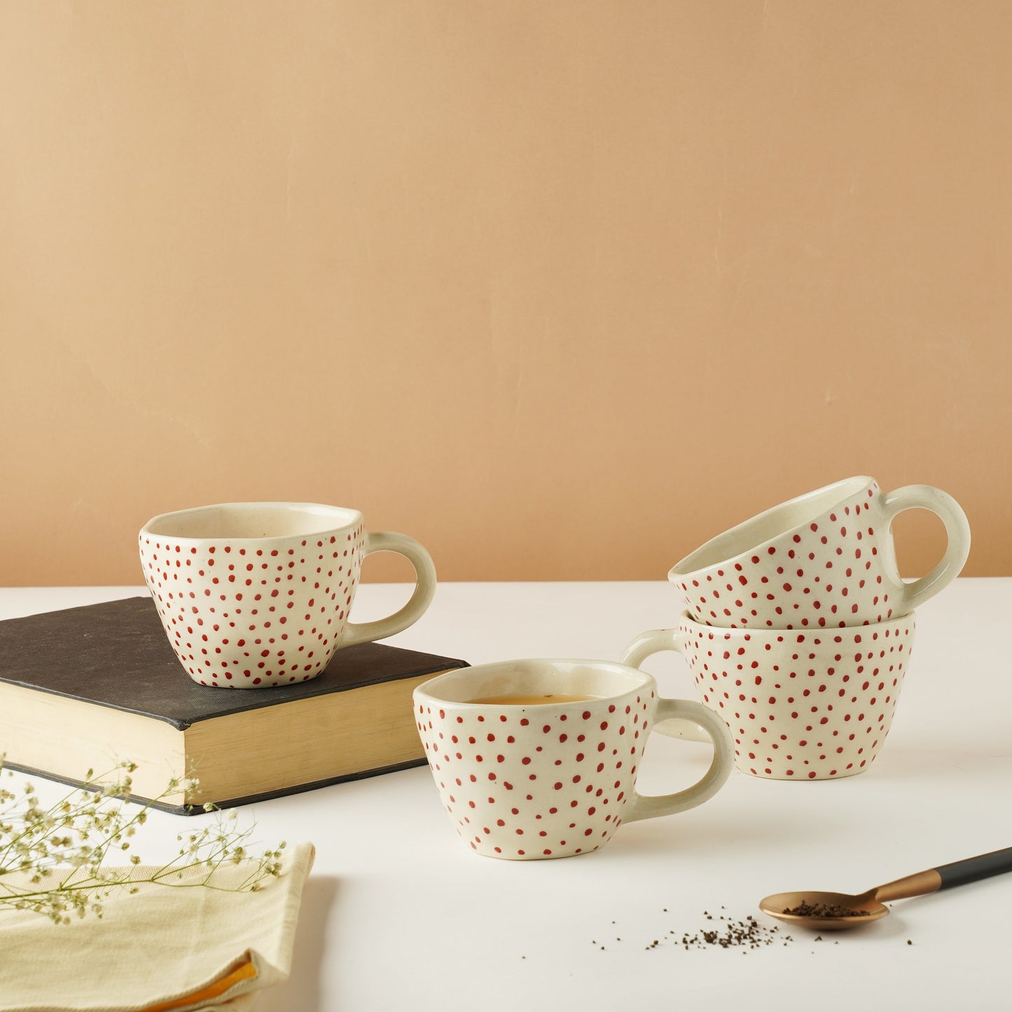 Bohemia Red Polka Dot Essence of Luxury Living