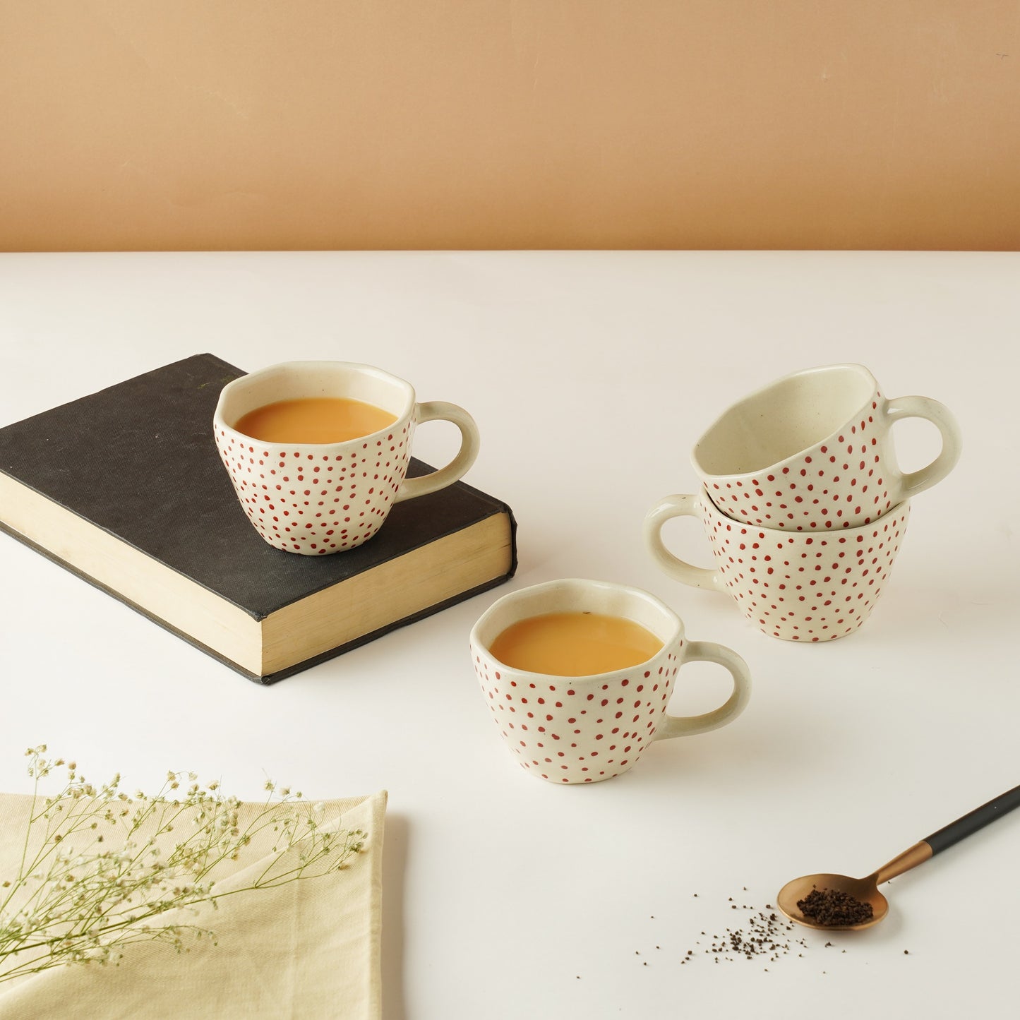 Bohemia Red Polka Dot Essence of Luxury Living