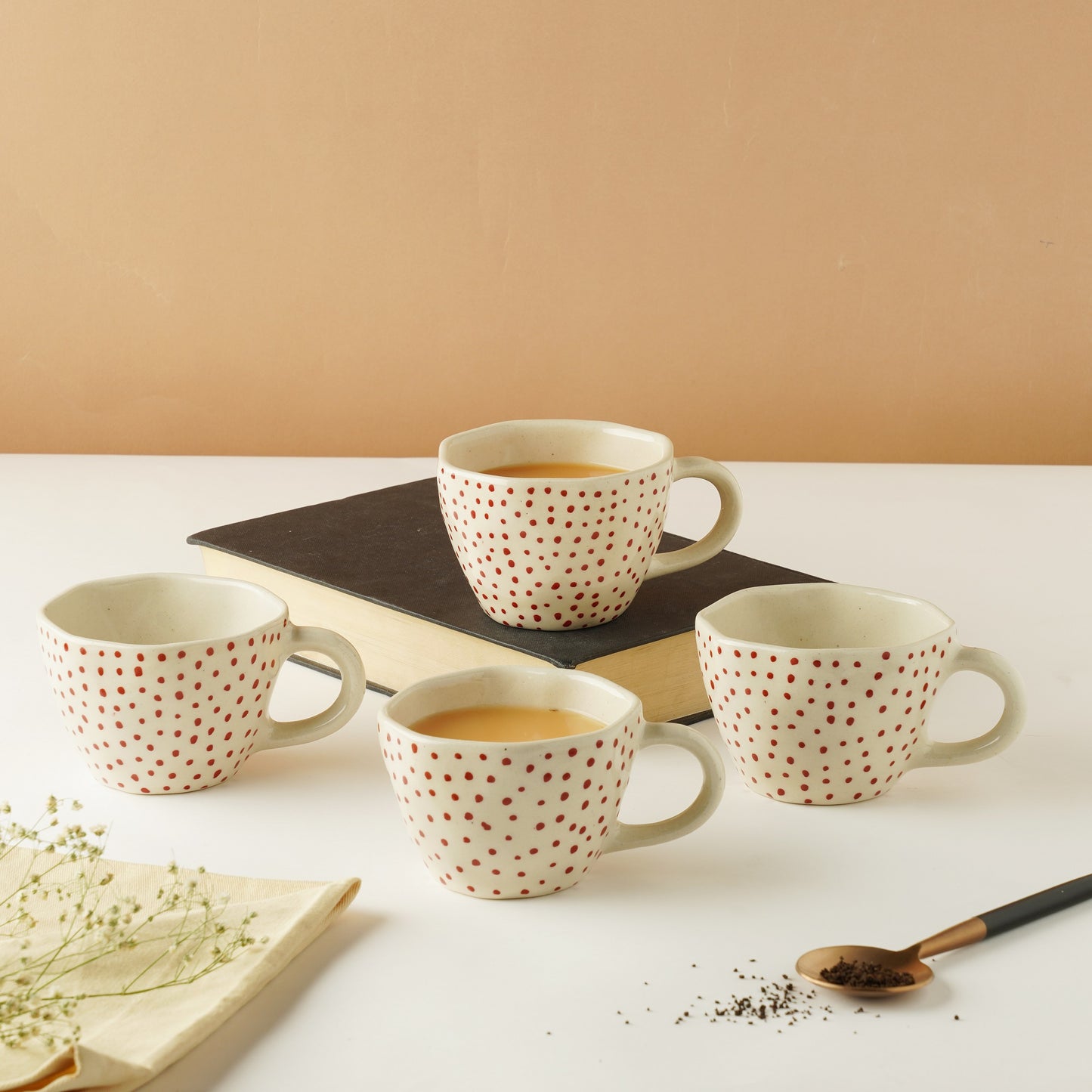 Bohemia Red Polka Dot Essence of Luxury Living