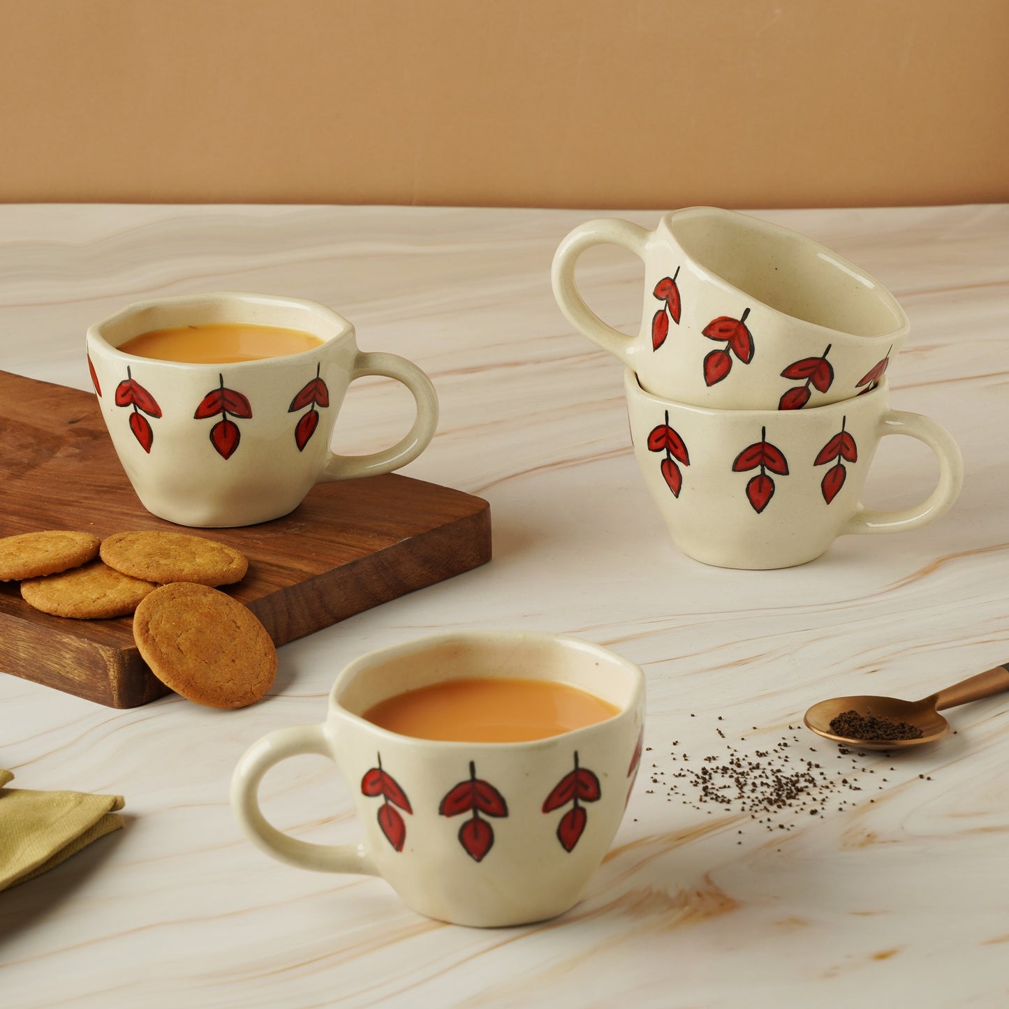 Bohemia Red Leaf Essence of Luxury Living