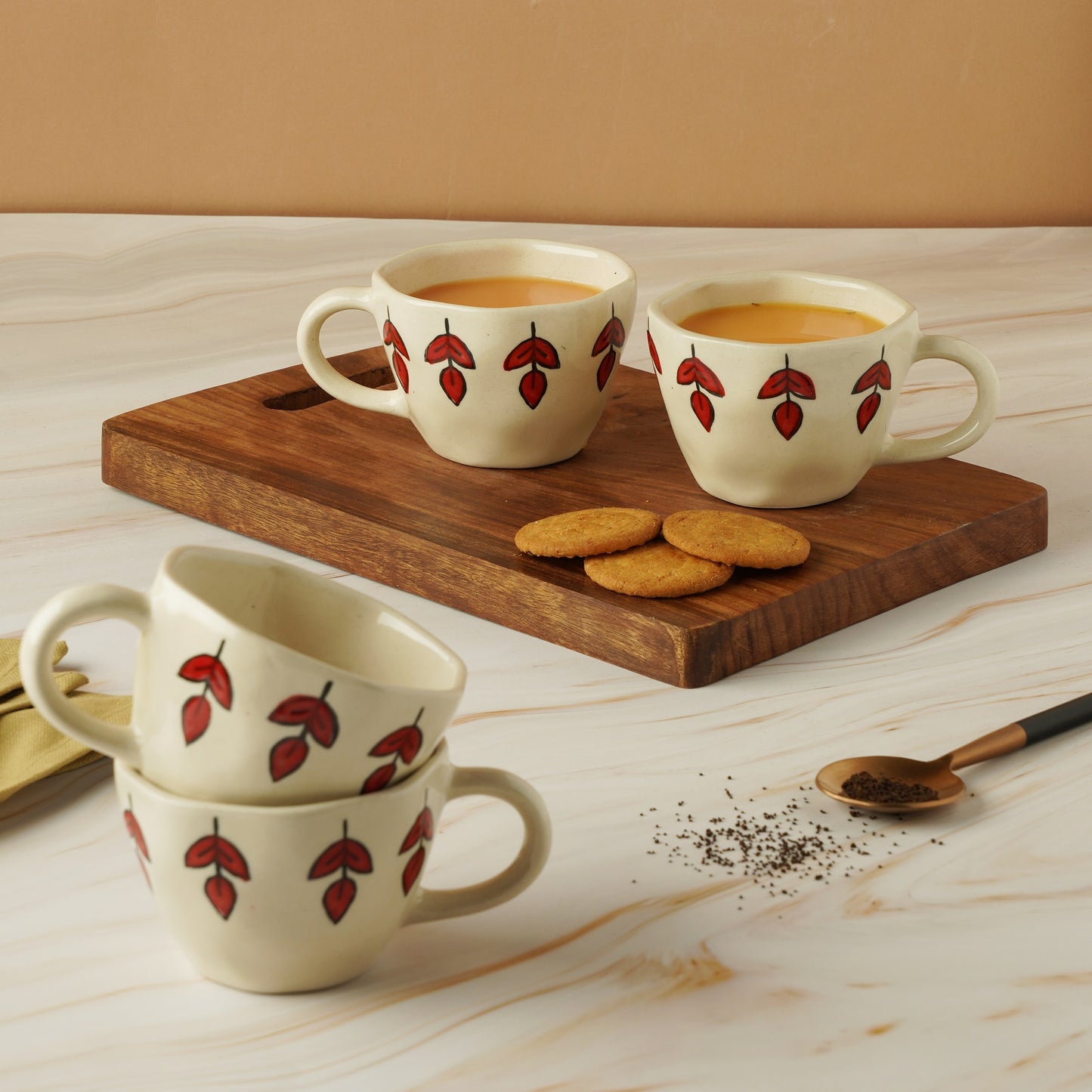 Bohemia Red Leaf Essence of Luxury Living