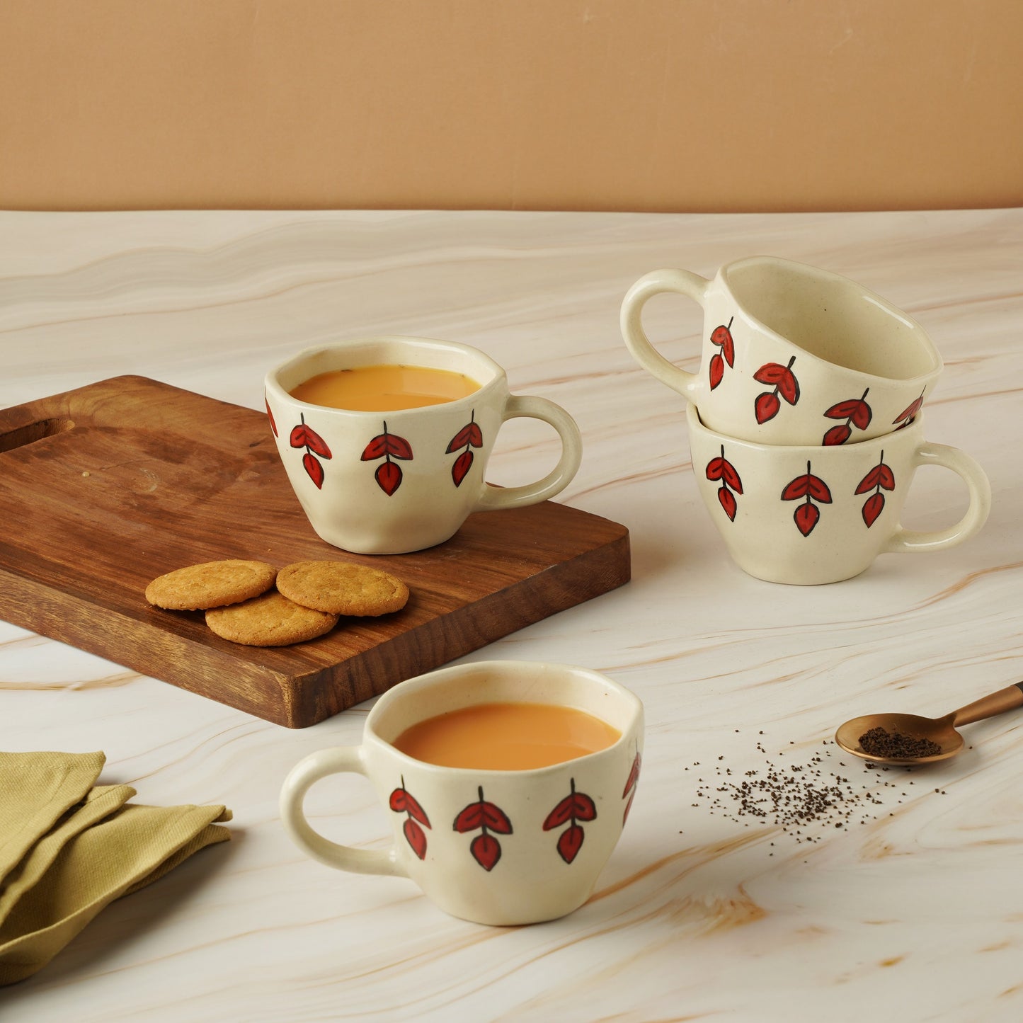 Bohemia Red Leaf Essence of Luxury Living