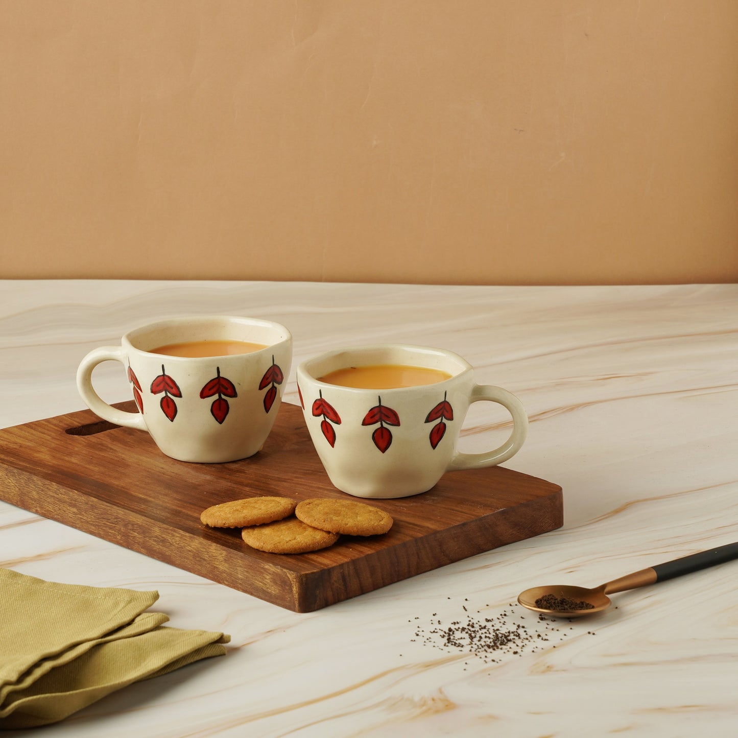 Bohemia Red Leaf Essence of Luxury Living