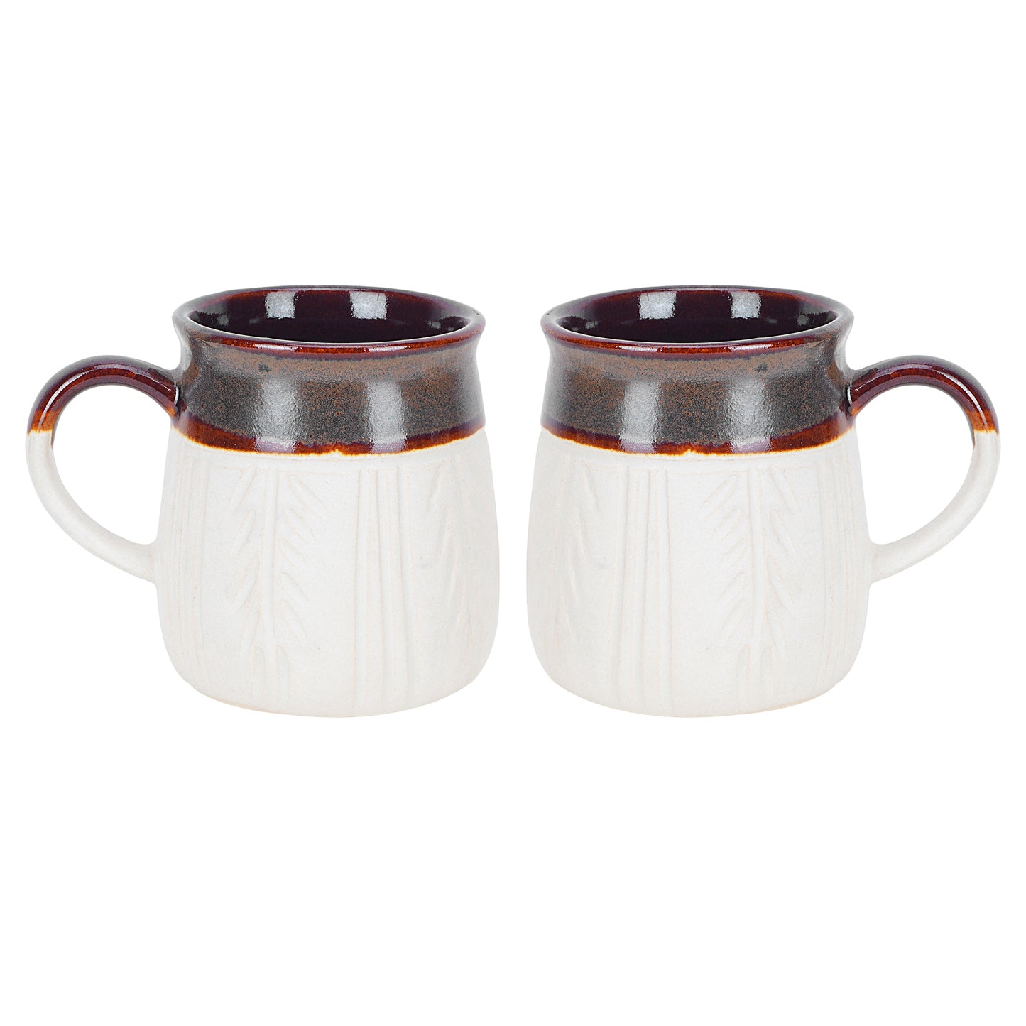 Brownstone Leaf Mugs Pack of 2