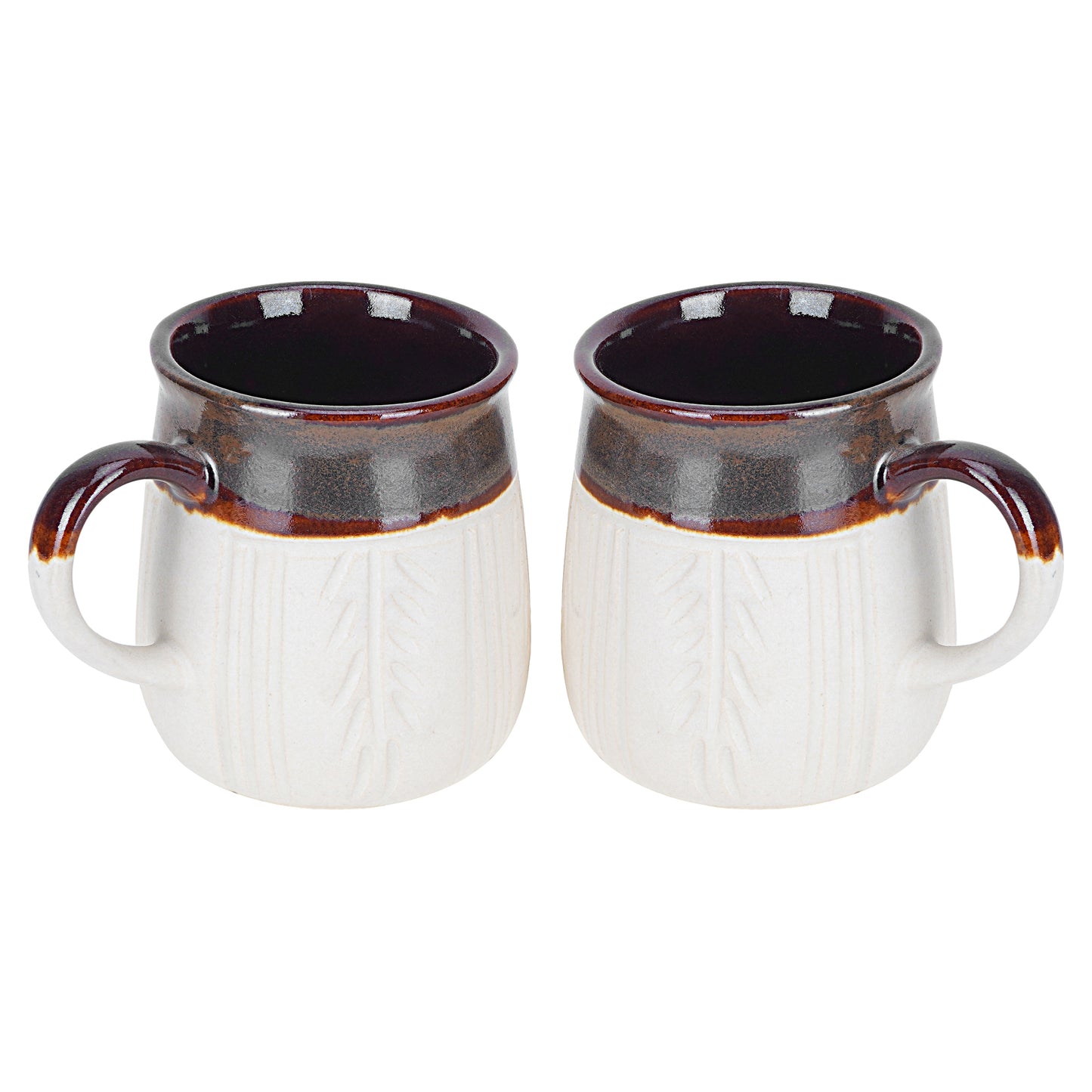 Brownstone Leaf Mugs Pack of 2