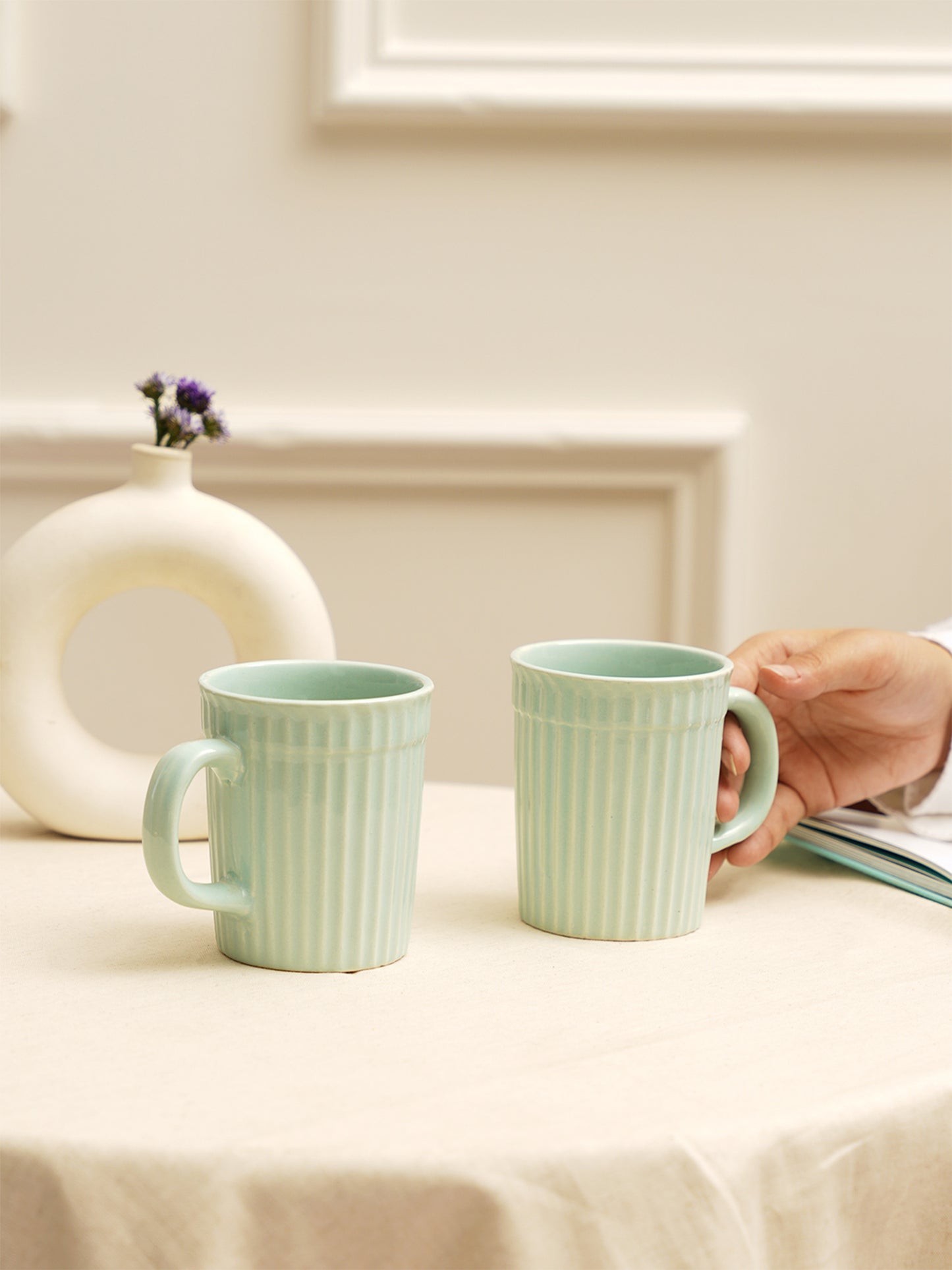 Liny Aqua Mugs