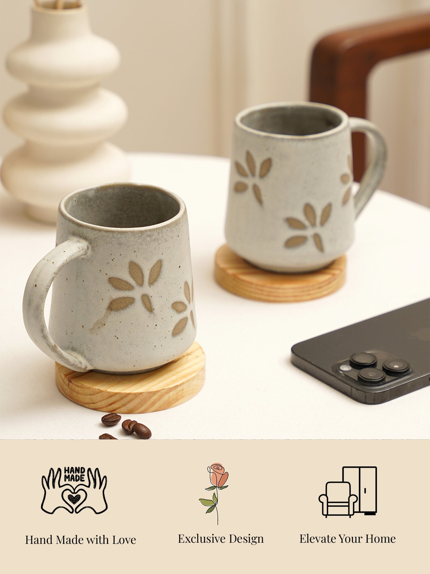 Leafy Mugs