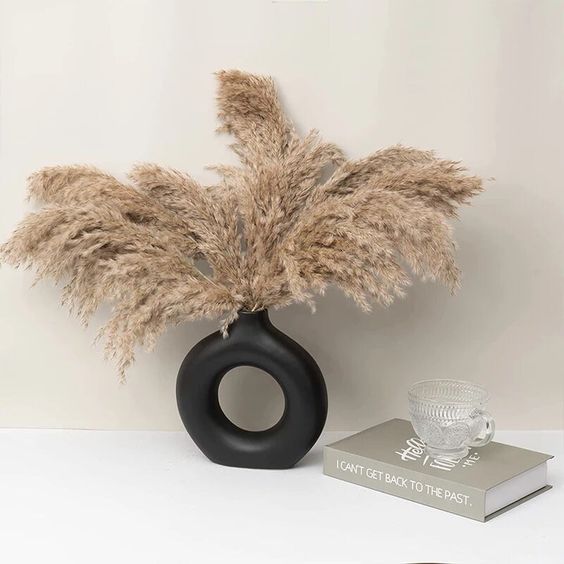 BLACK DONUT 8 INCH
