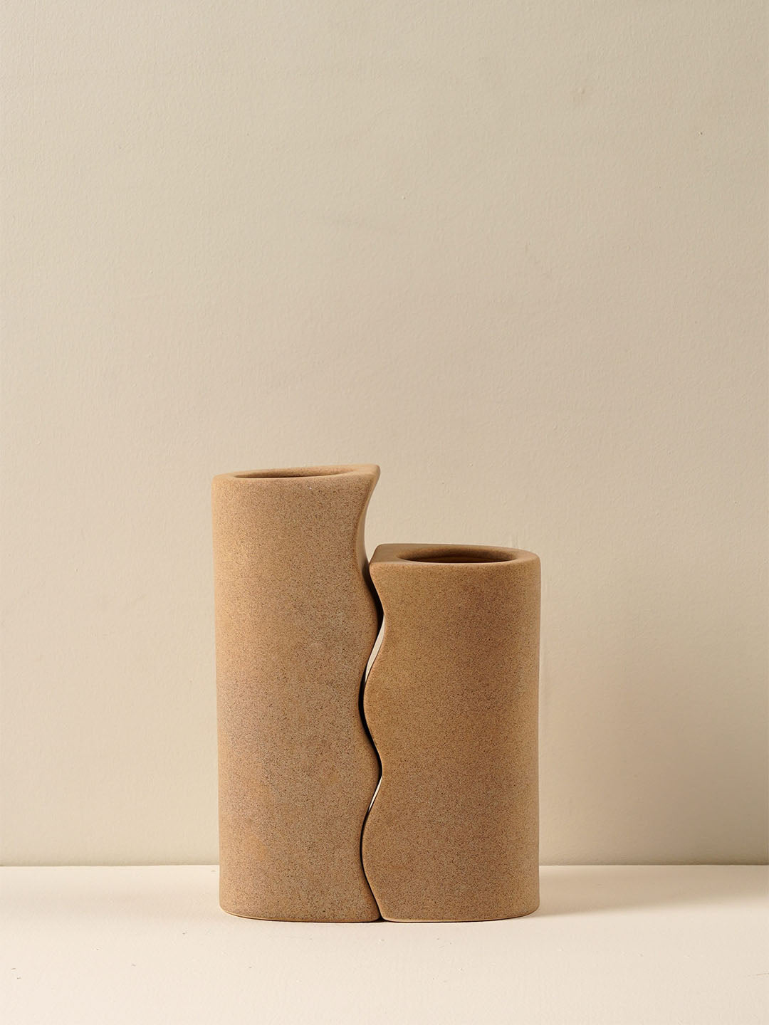 Couple Vase Biege set of 2