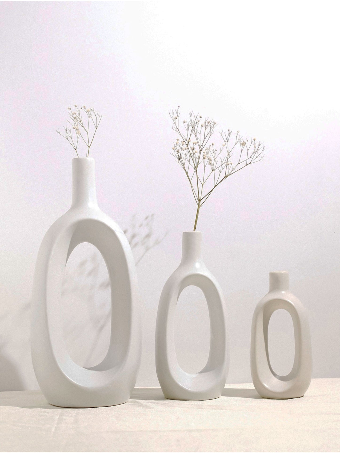 Kieko Vase White Set of 3