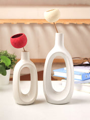 Kieko Vase Set - White