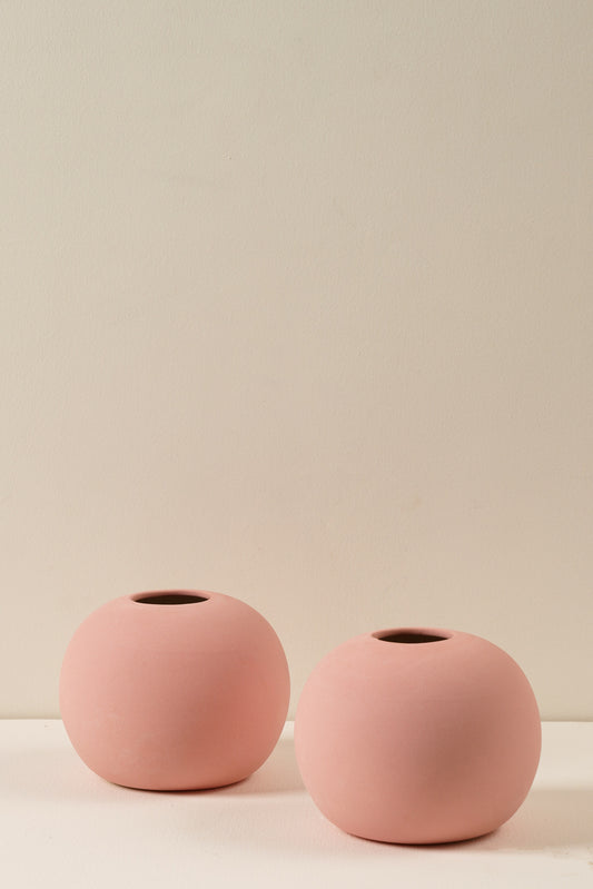 Cooee Vase Pink Set of 2