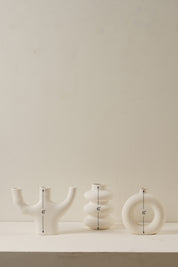 Mosco Vase Set - White