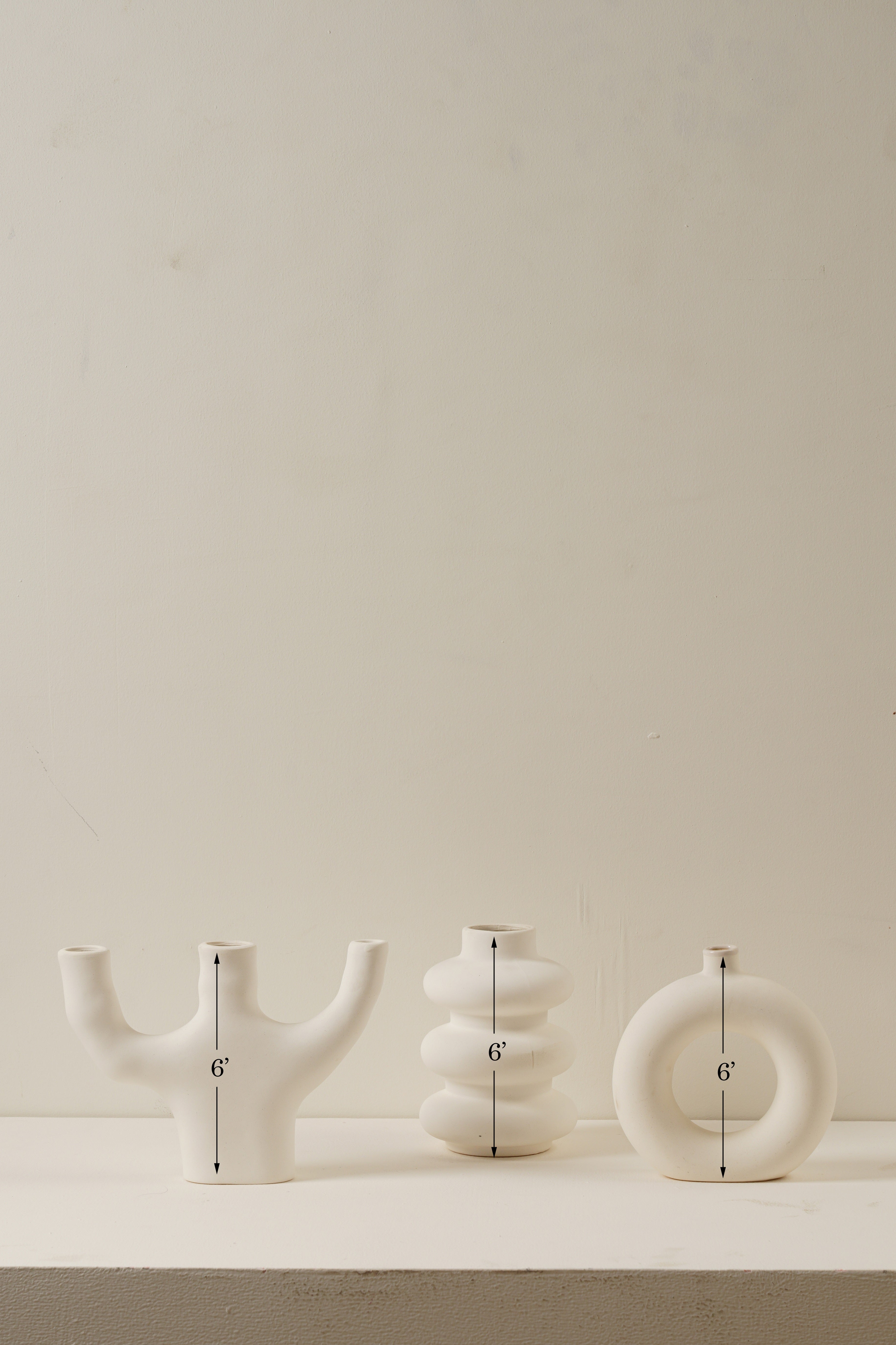 Mosco Vase Set - White