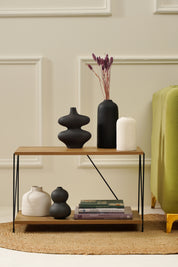 Chess Farmhouse Vase Set - White/Black
