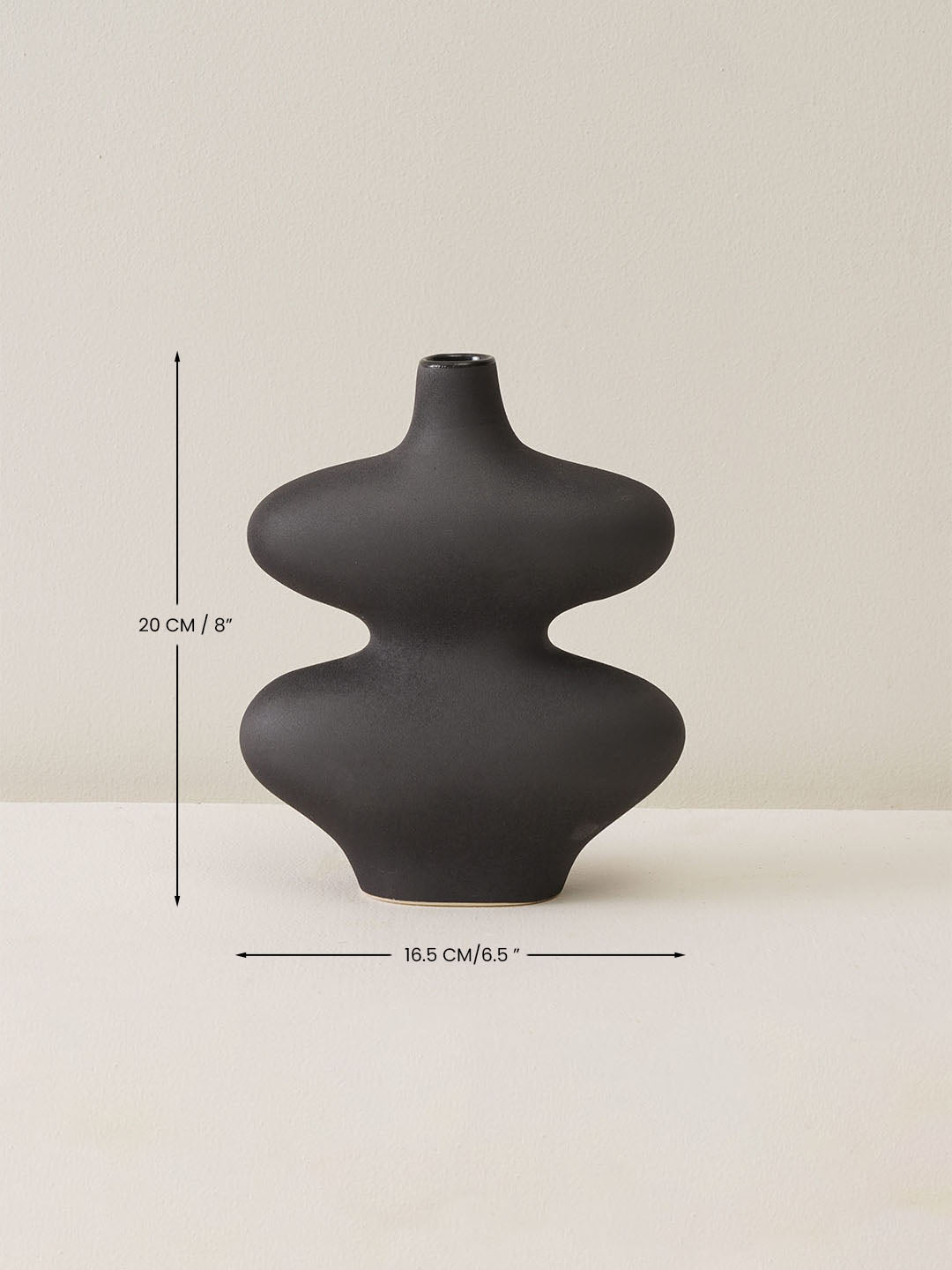 Moonlight Vase Set - White/Black
