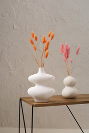 Infinity Oreo Vase Set -White
