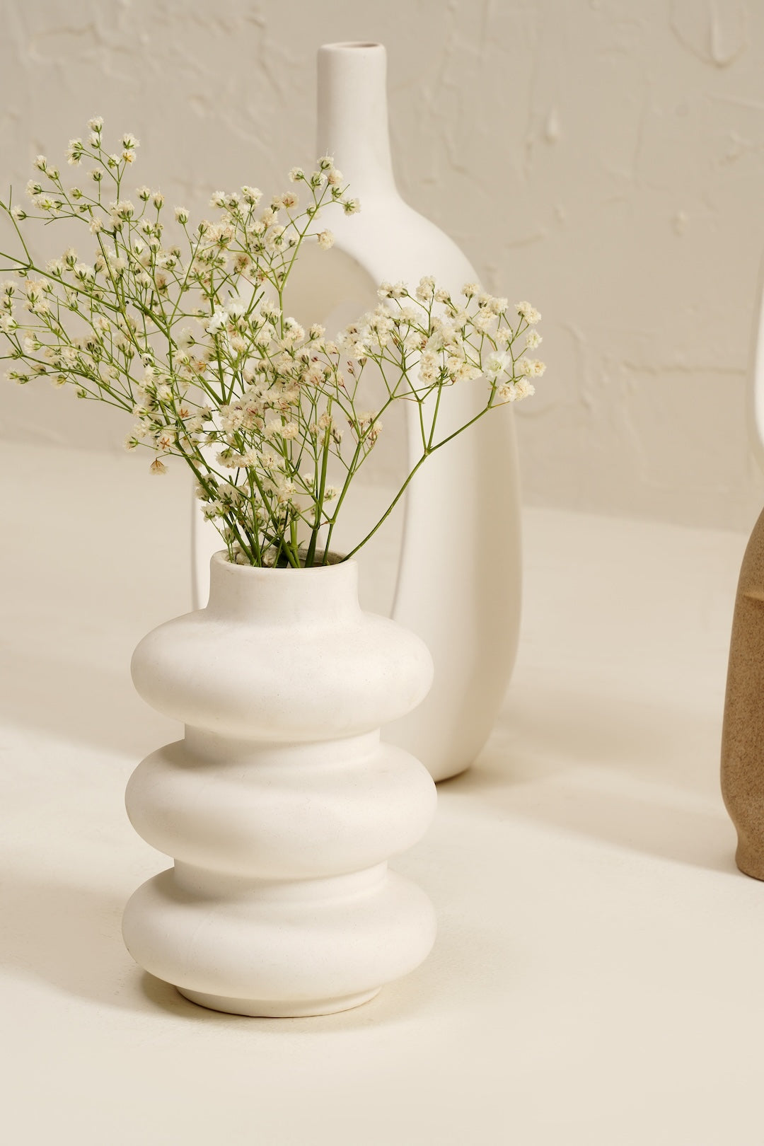 Insulator Vase White 6 inch