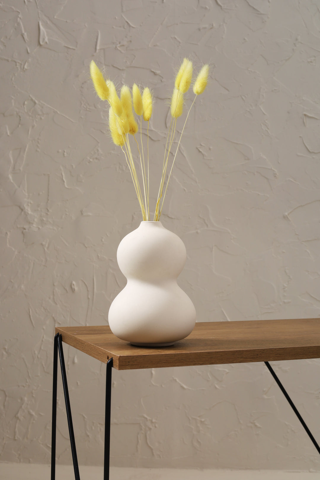 Oreo Vase White 6 inch