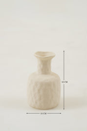 Vintage Roman Boho Bottle Vase - Beige