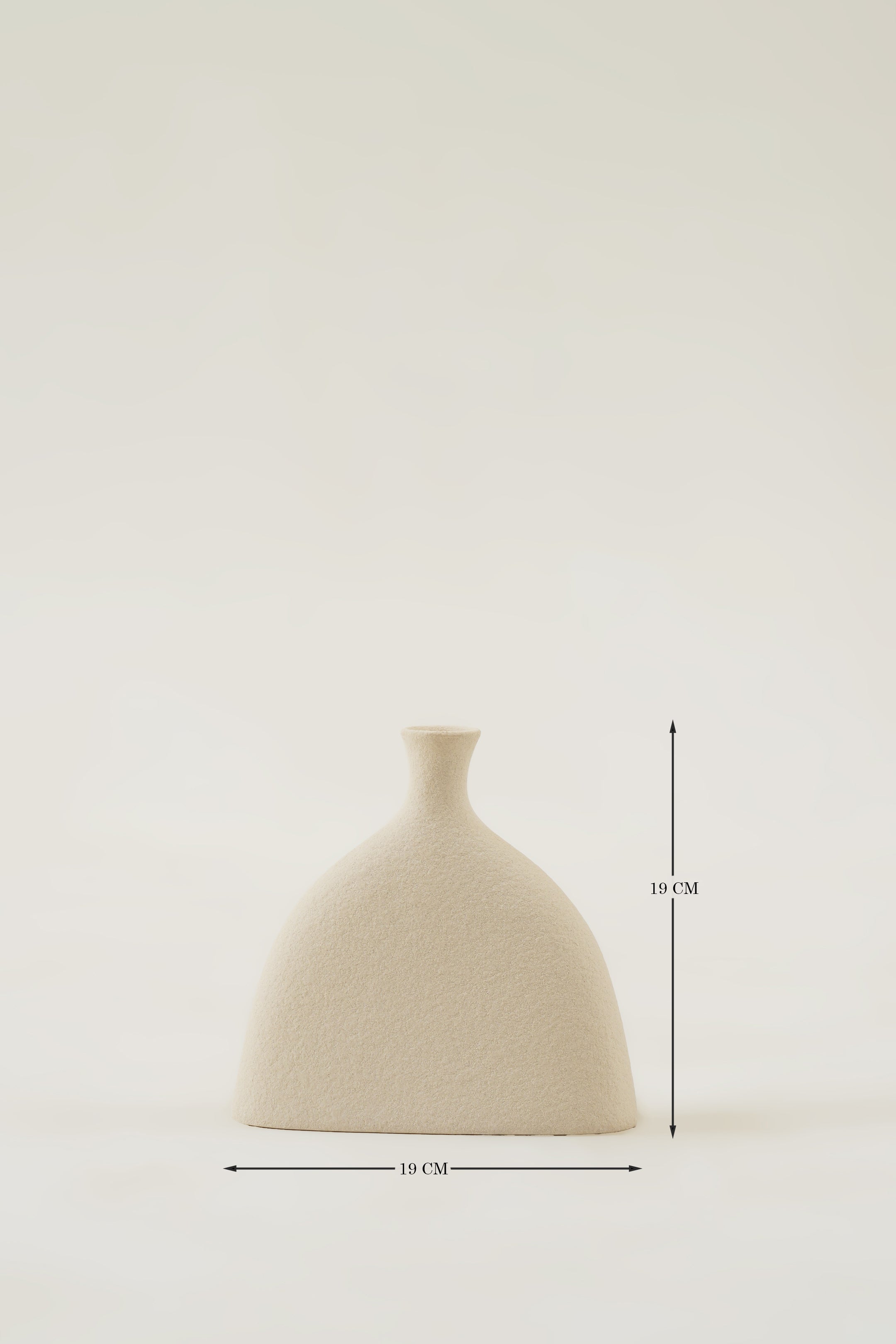 Vintage Roman Murano Vase - White
