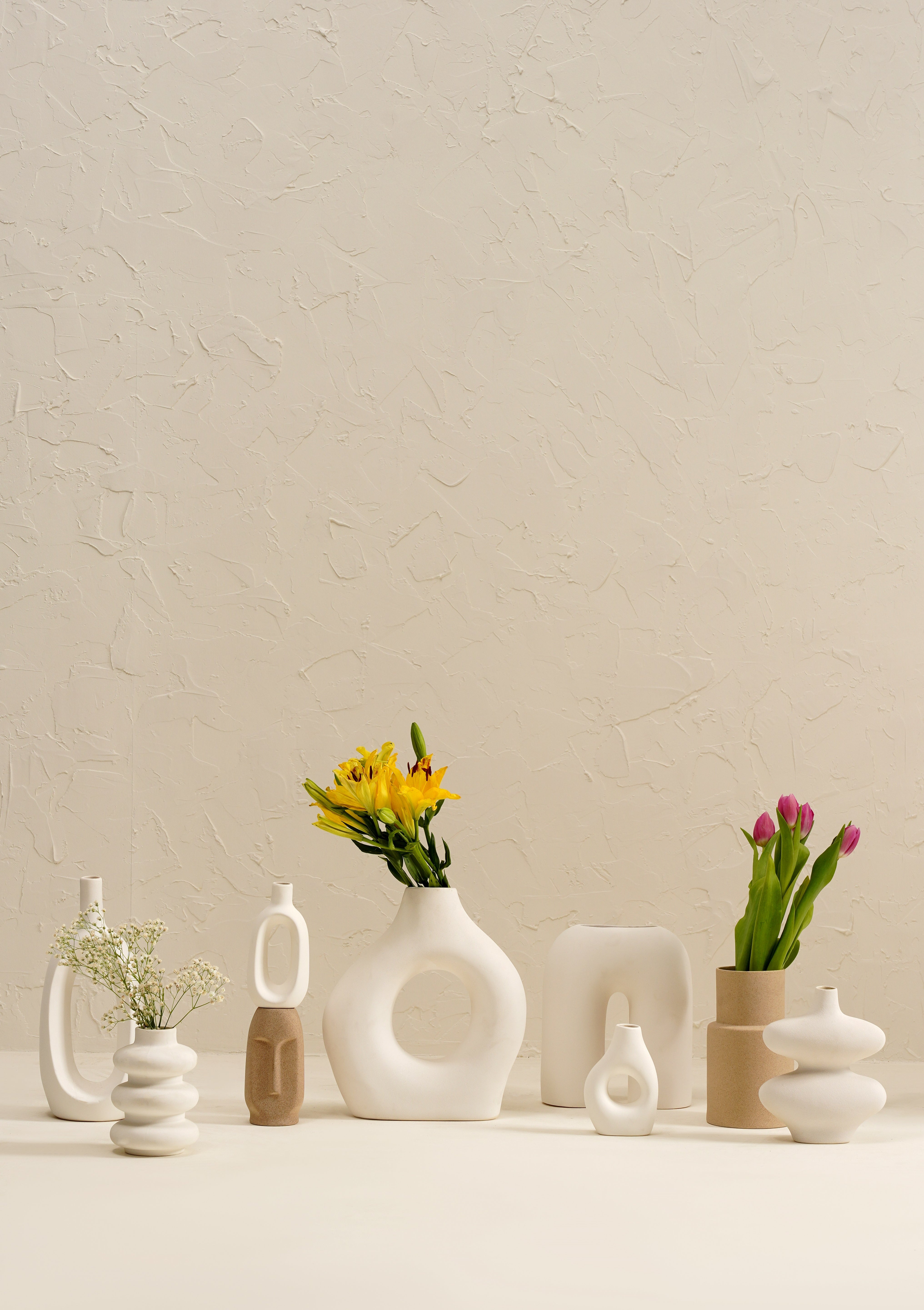 Farmhouse Vase Set - White
