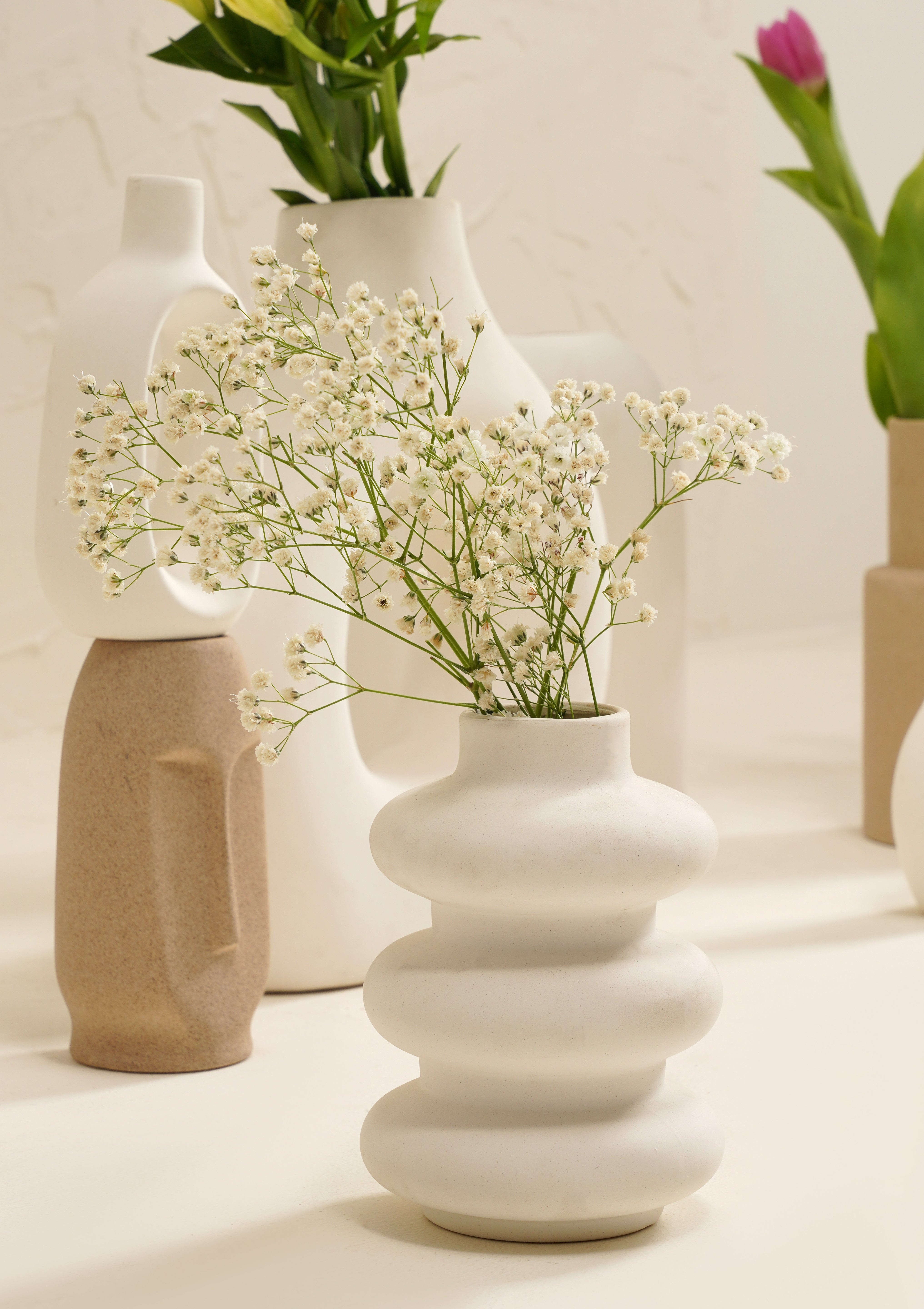 Farmhouse Vase Set - White