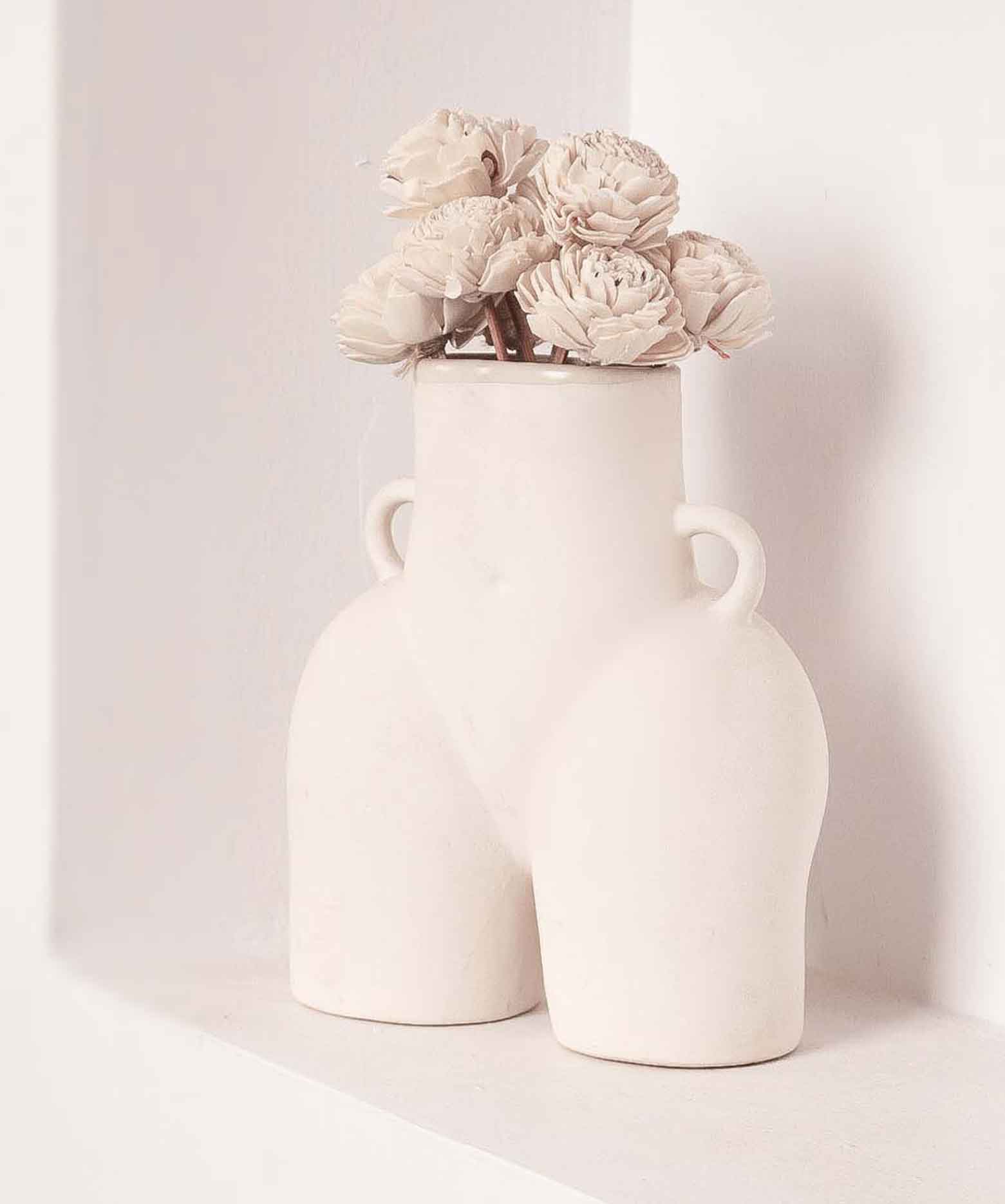 Lady Vase - White